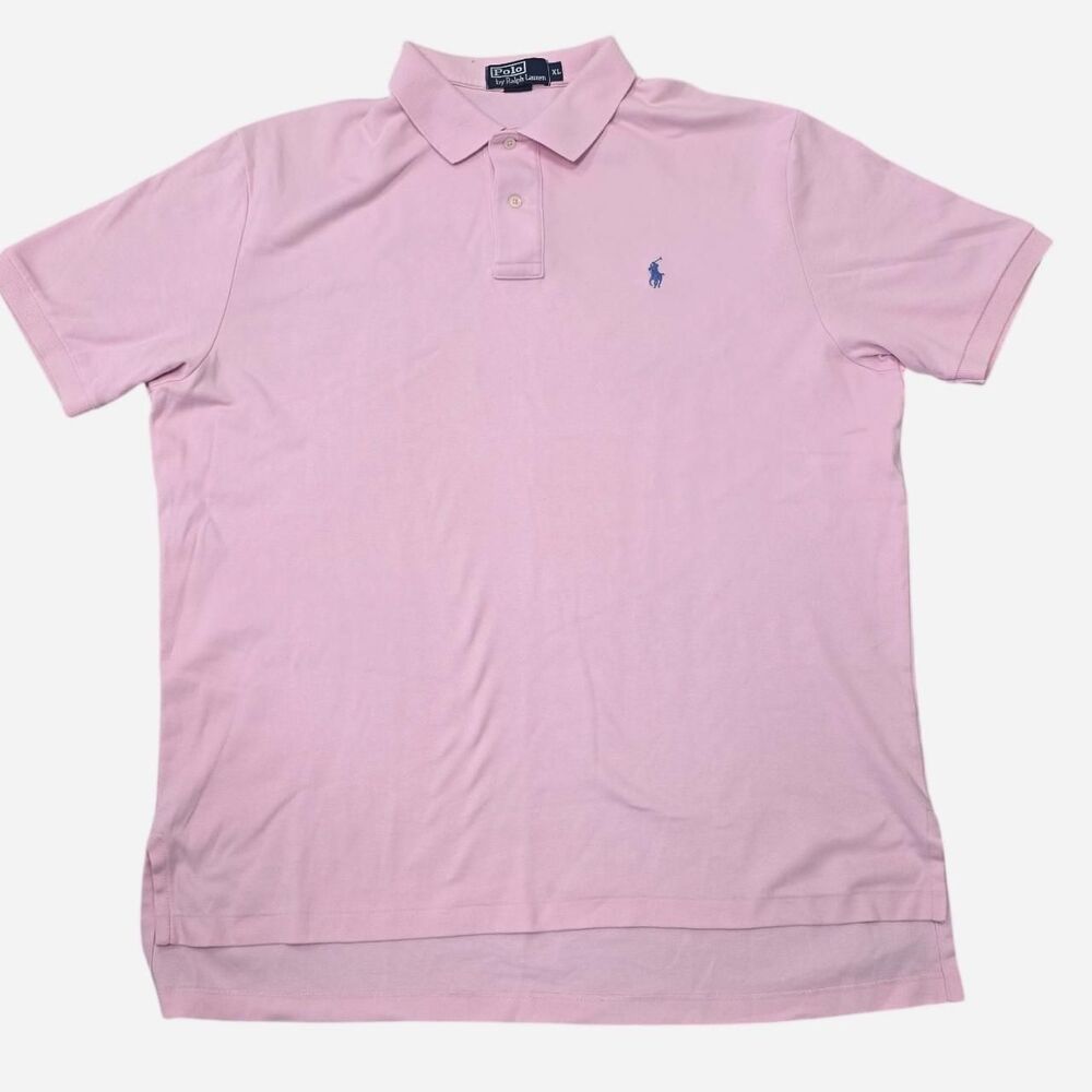 Polo Ralph Lauren Men's Size XL pink polo shirt comfort fit